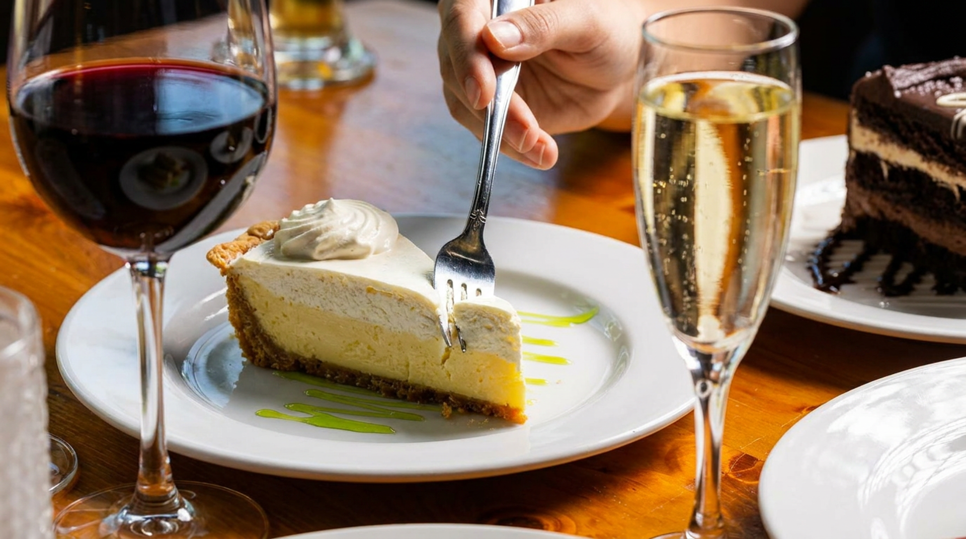 Wine dinners, twice a month