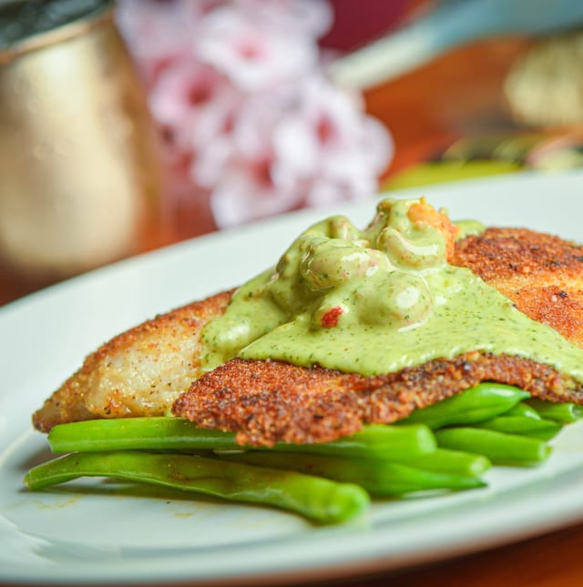Pecan Crusted Tilapia.